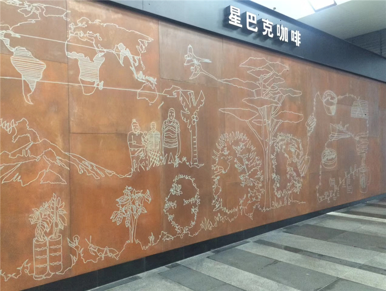 海林耐候钢幕墙